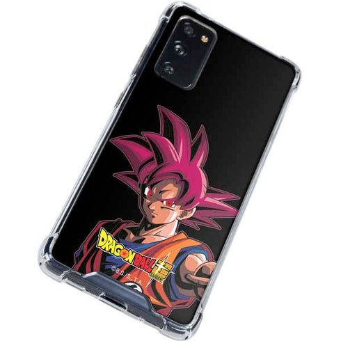 Dragon Ball Super Goku Portrait Super Sayan 4 Galaxy S20 FE Clear Case
